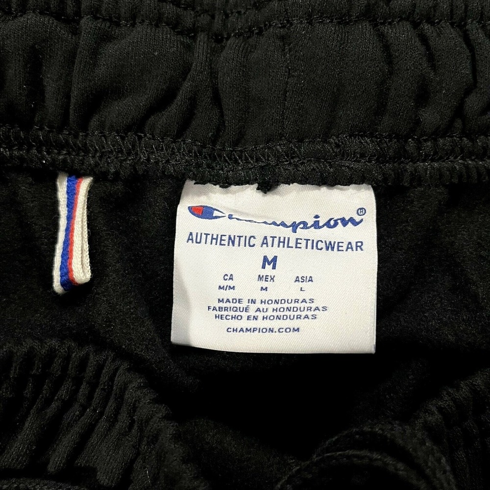 Champion PowerBlend Mens Fleece Jogger Pants Size M‎ (30x33) Navy Blue Graphic - Picture 8 of 8